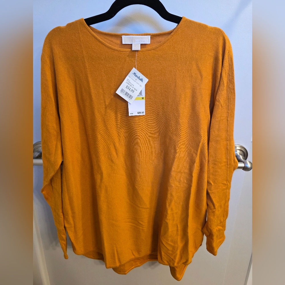 Madewell Relaxed Yellow 3/4 Sleeve Blouse